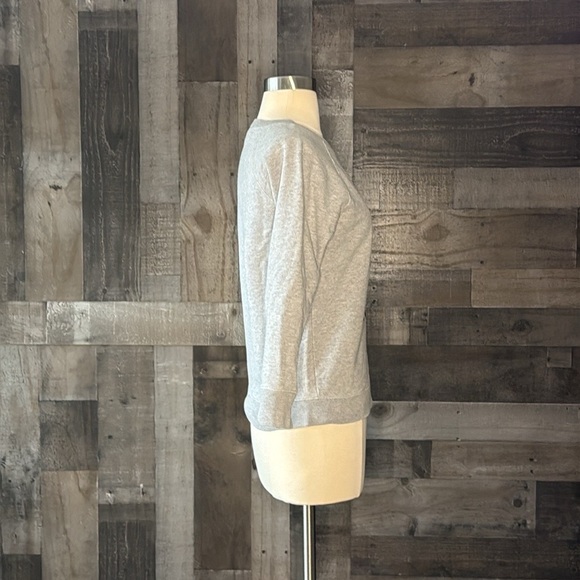 J.Crew French rainbow colors sweatshirt XSmall comfy loungewear preppy romantic - Picture 7 of 9